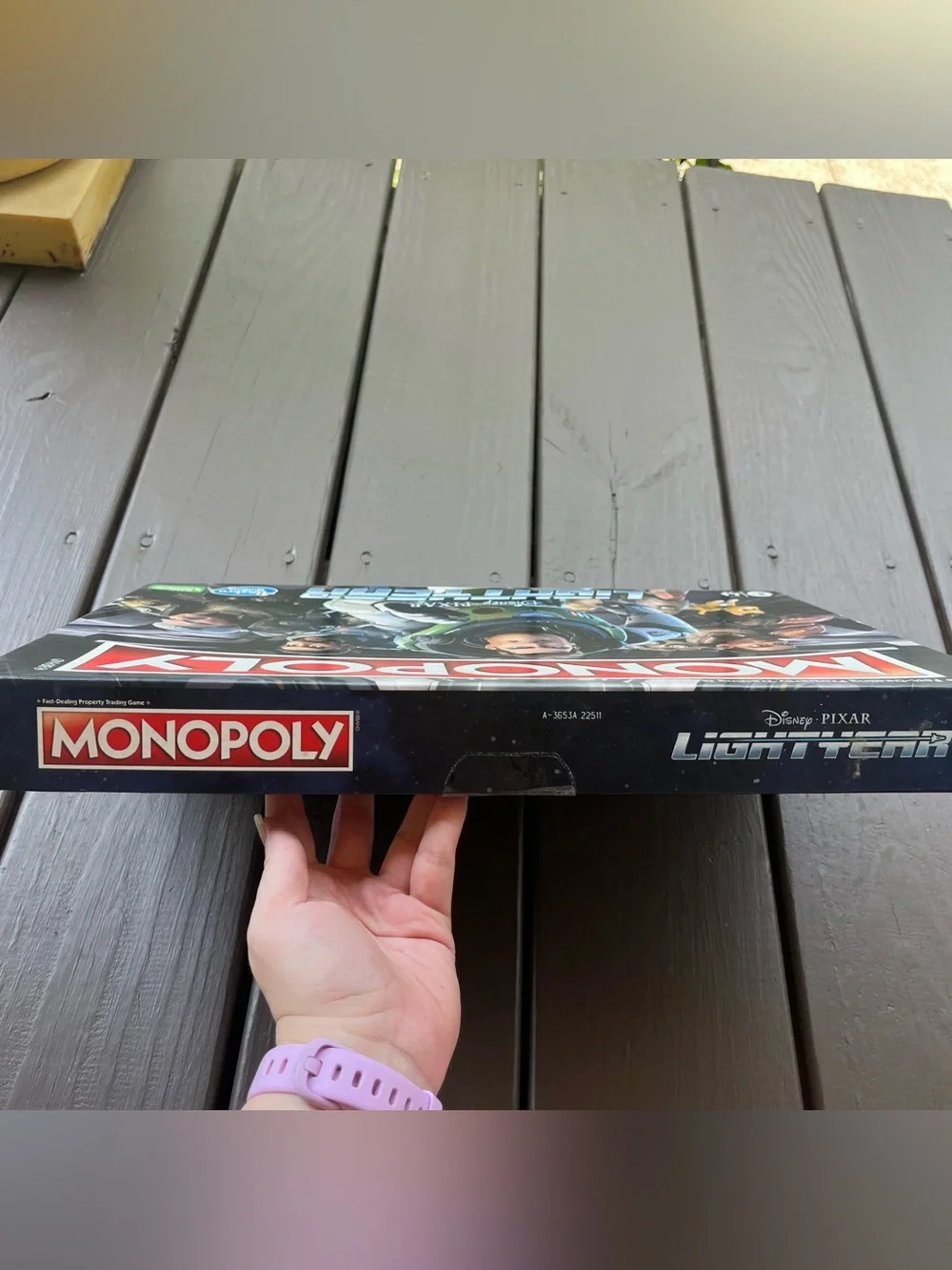 Disney Buzz Lightyear 2022 Hasbro Monopoly Board Game Toy Story Cat Icon New